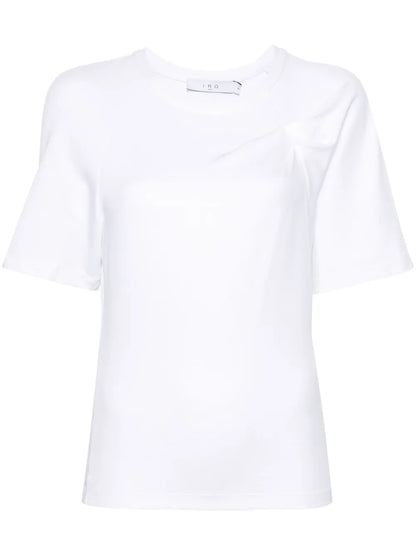 Umae Pleat-Detail T-Shirt