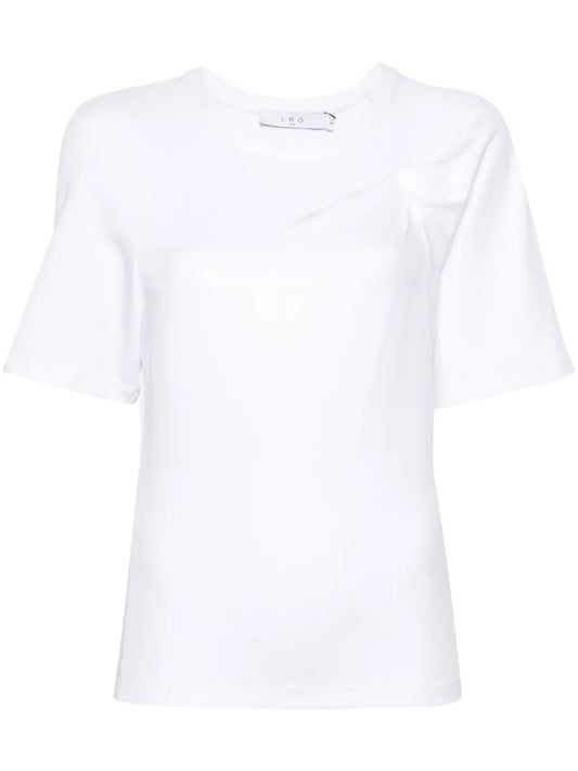 Umae Pleat-Detail T-Shirt