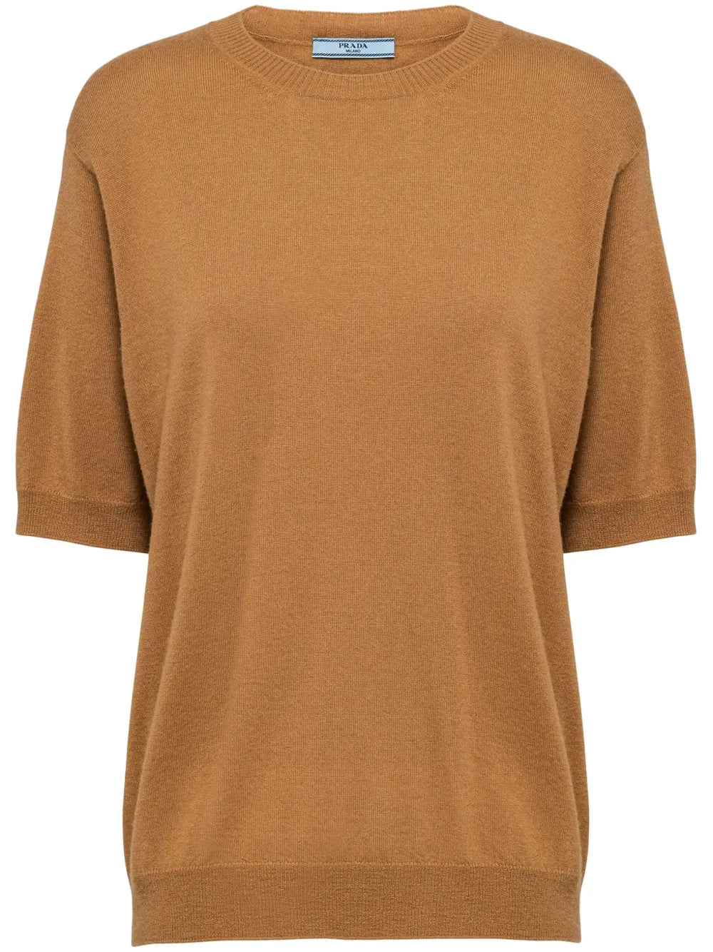 Triangle-Logo Cashmere Knitted Top