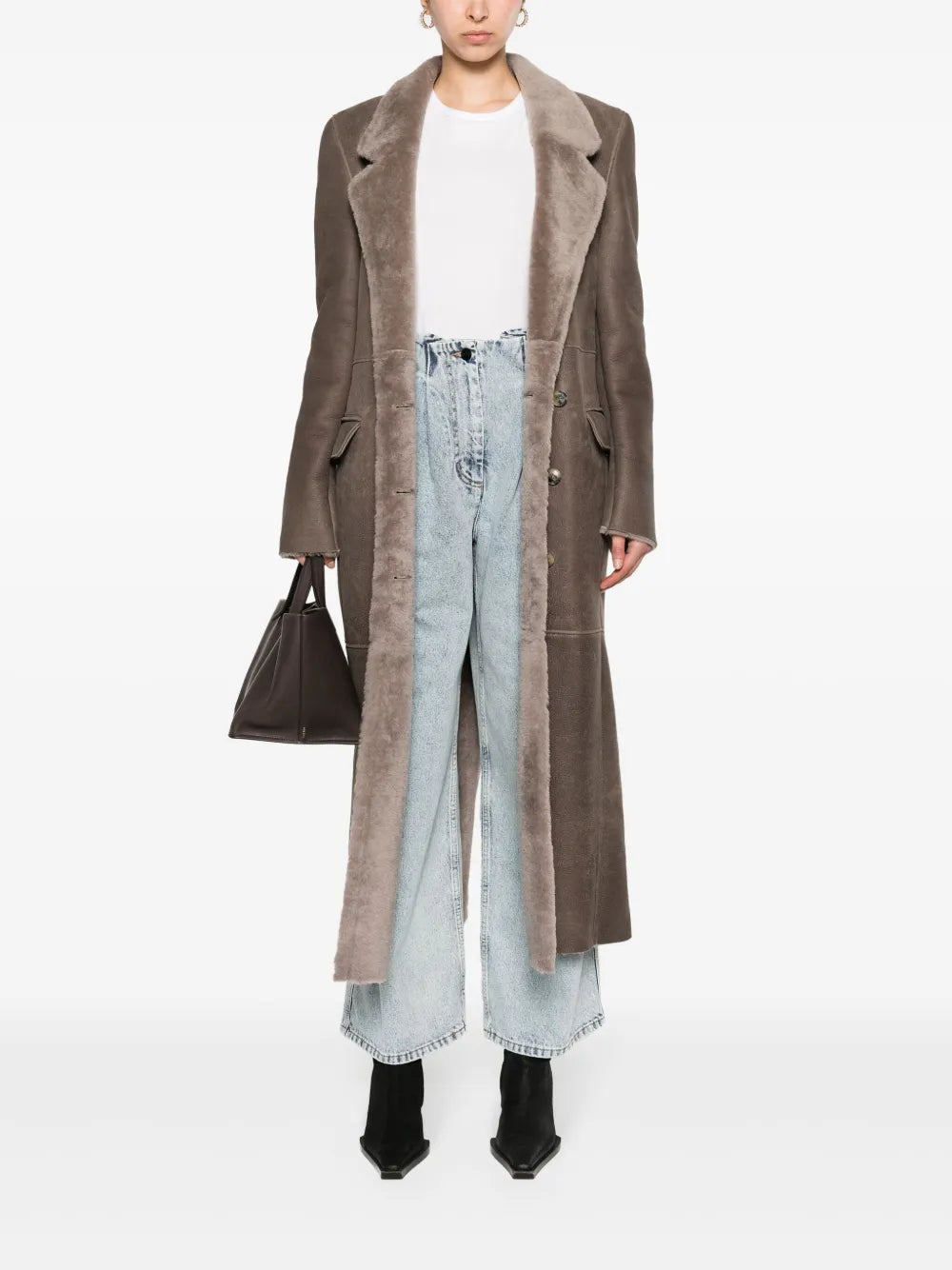 Greenock Leather Maxi Coat
