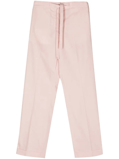 Miranda High-Waist Straight-Leg Trousers