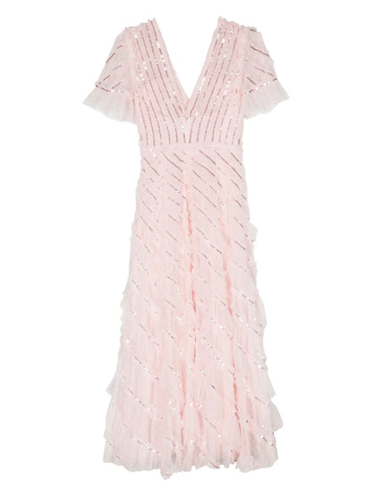 Spiral Sequined Dress