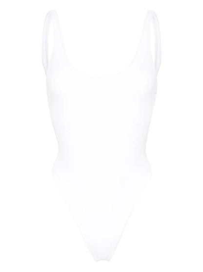 Rhinestone-Embellished Monogram Swimsuit