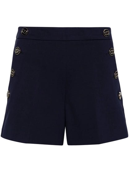 Logo-Embossed Slim-Fit Shorts
