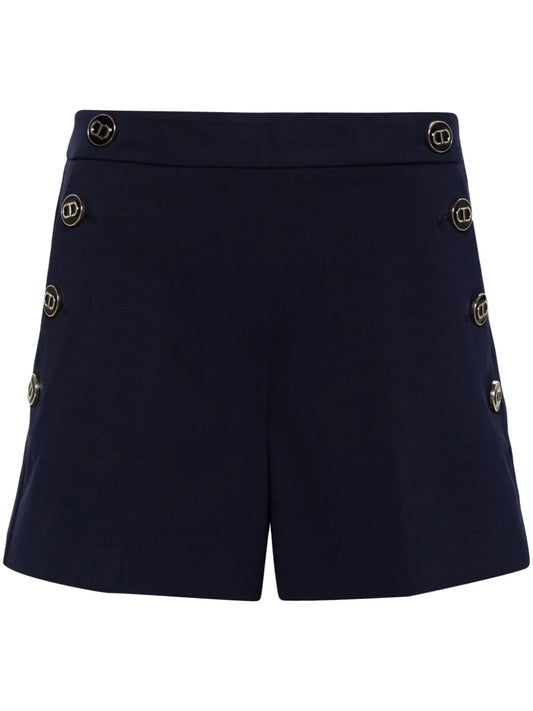 Logo-Embossed Slim-Fit Shorts