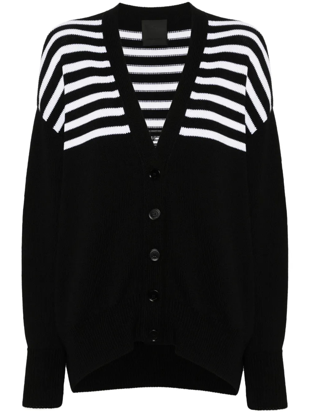 4G Striped Cardigan