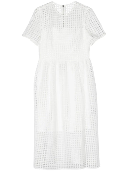 Mesh Flared Dress