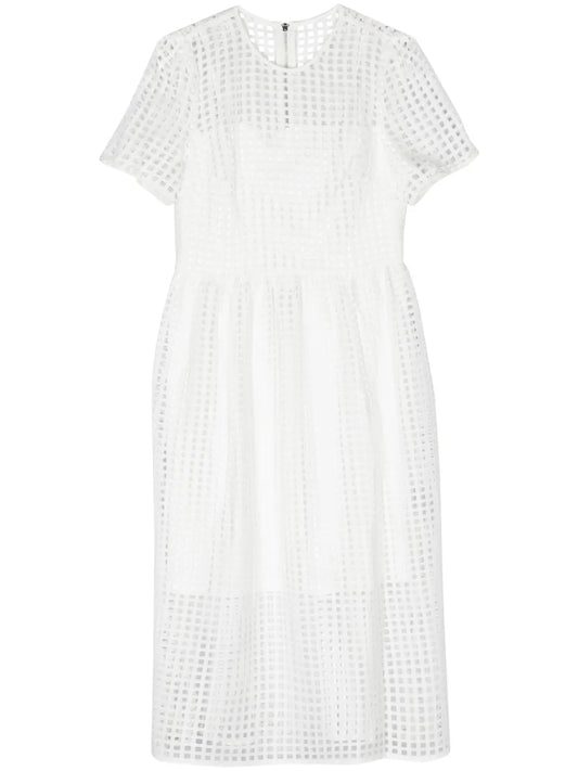 Mesh Flared Dress
