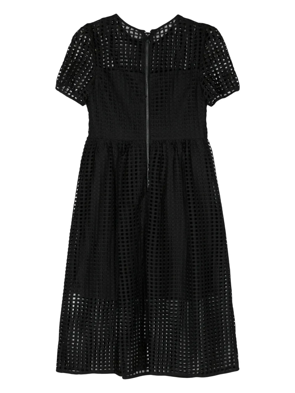 Mesh Flared Dress