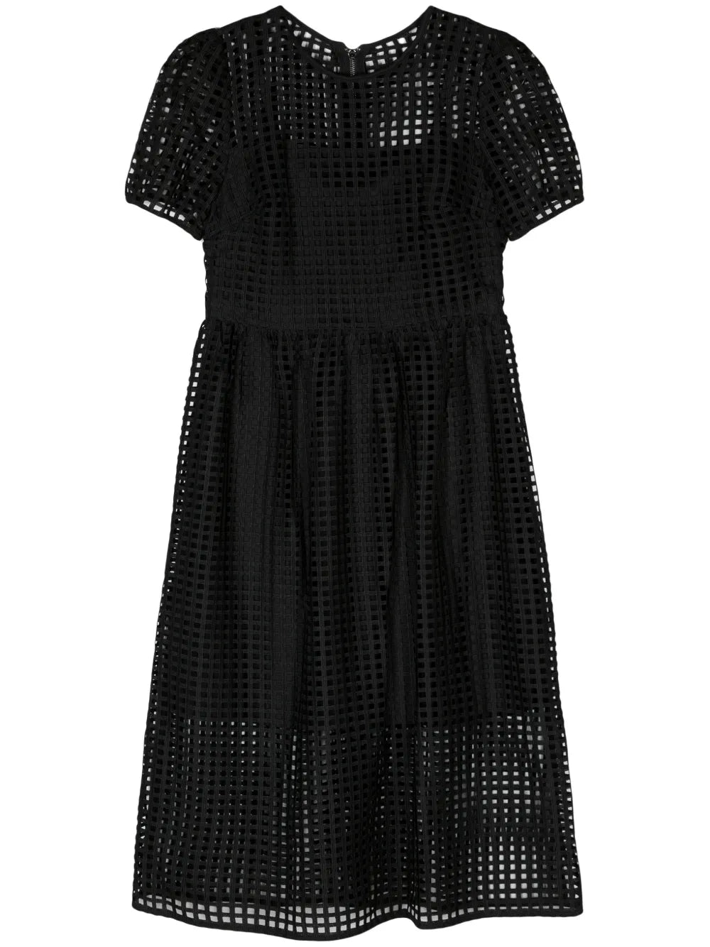 Mesh Flared Dress