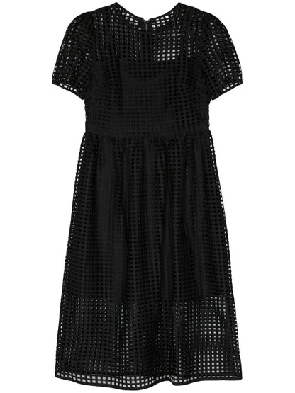 Mesh Flared Dress