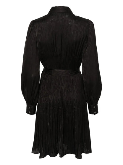 Pleat-Detail Dress