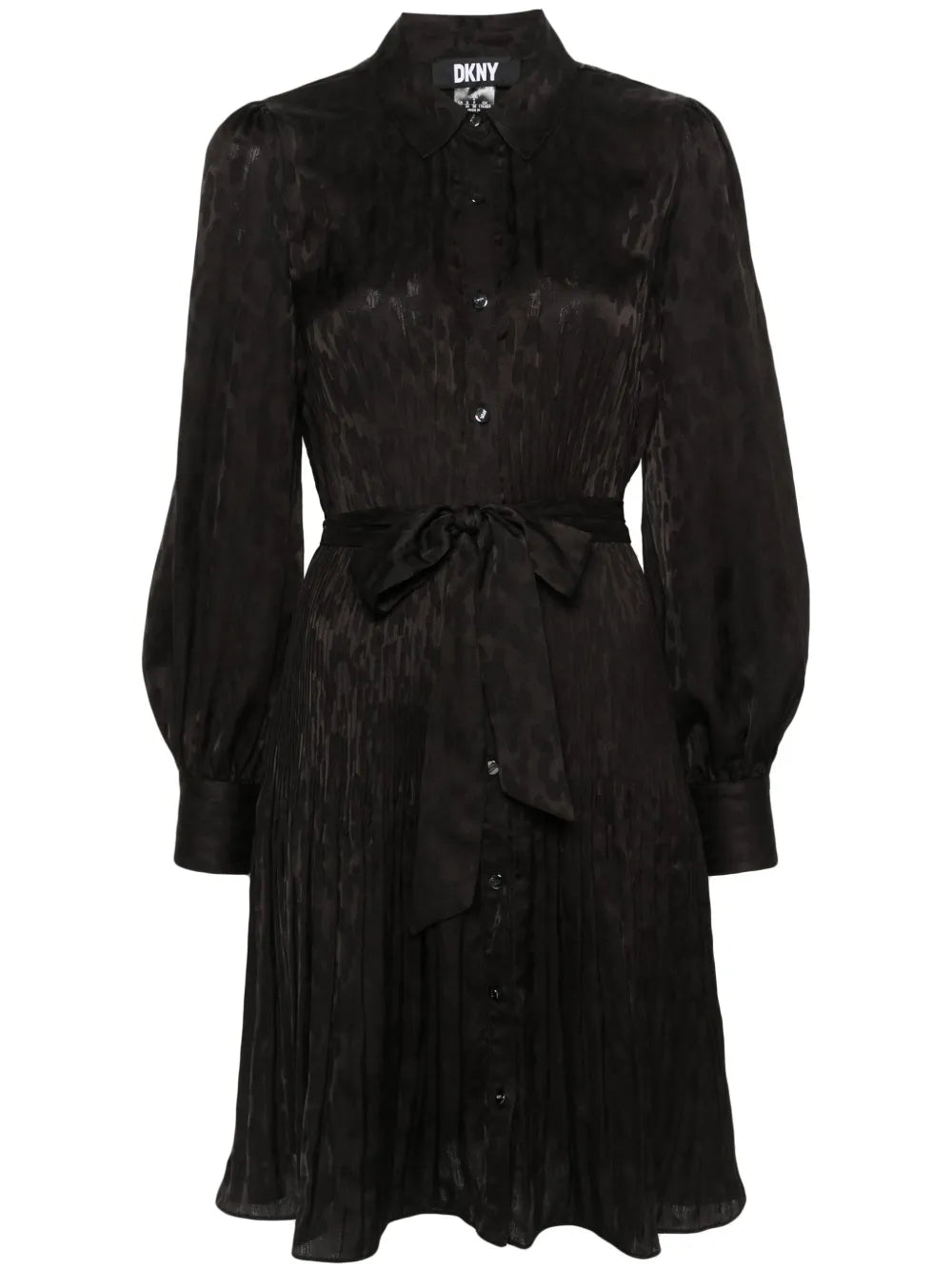 Pleat-Detail Dress