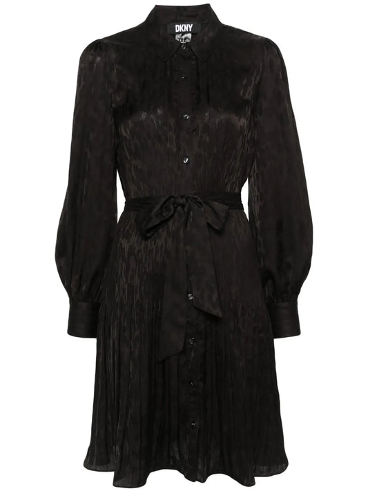 Pleat-Detail Dress