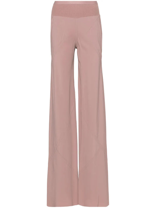 Bias Flare-Leg Trousers
