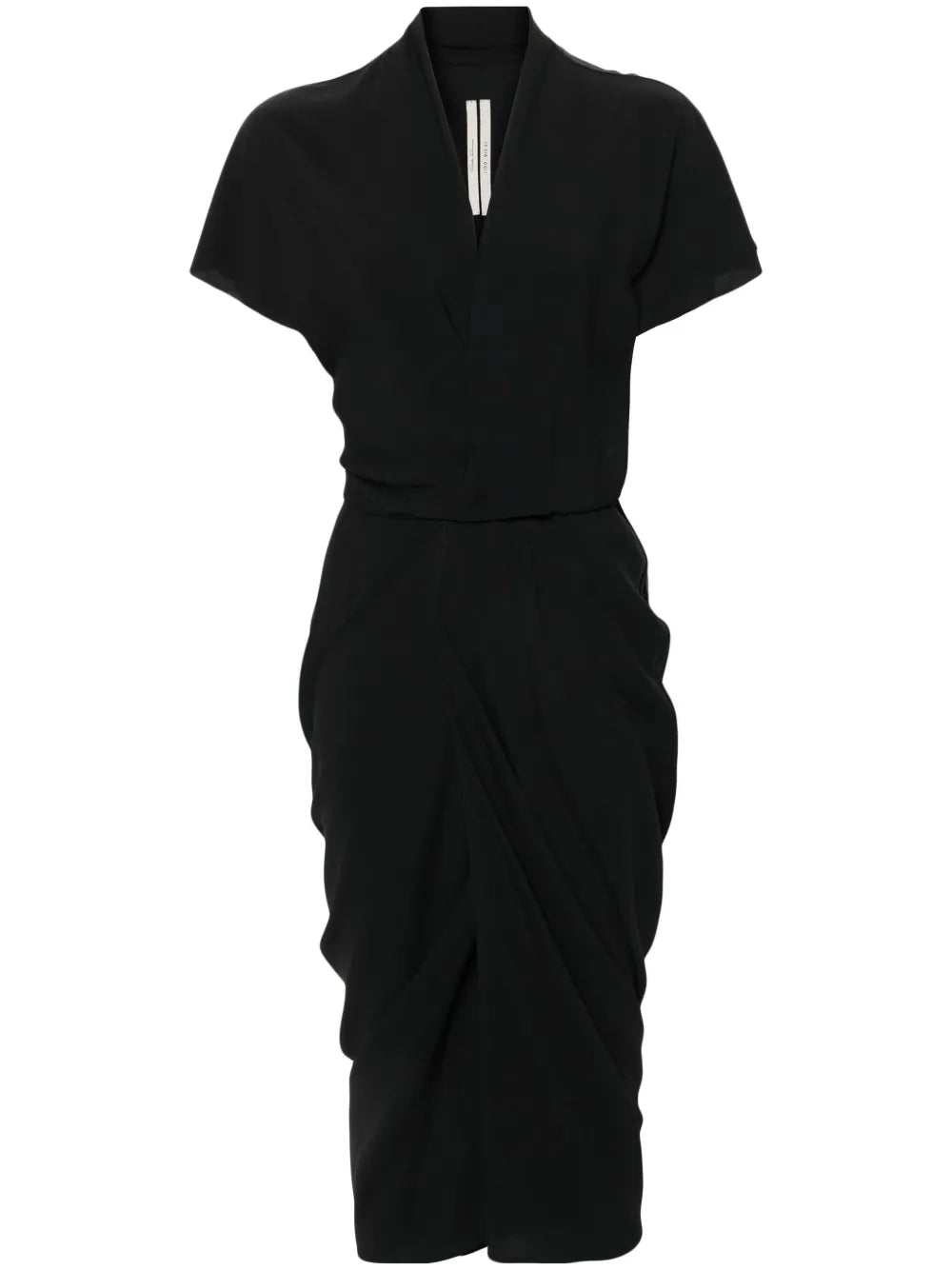 V-Neck Wrap Midi Dress