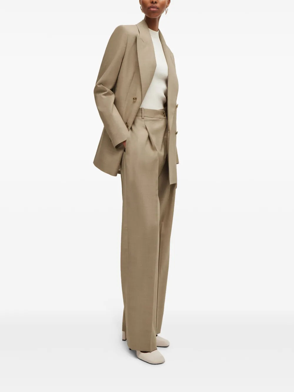 Mélange Virgin Wool Blazer