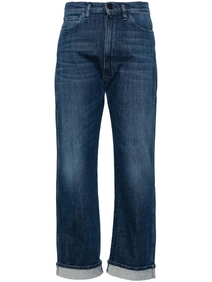 Mid-Rise Cropped Jeans