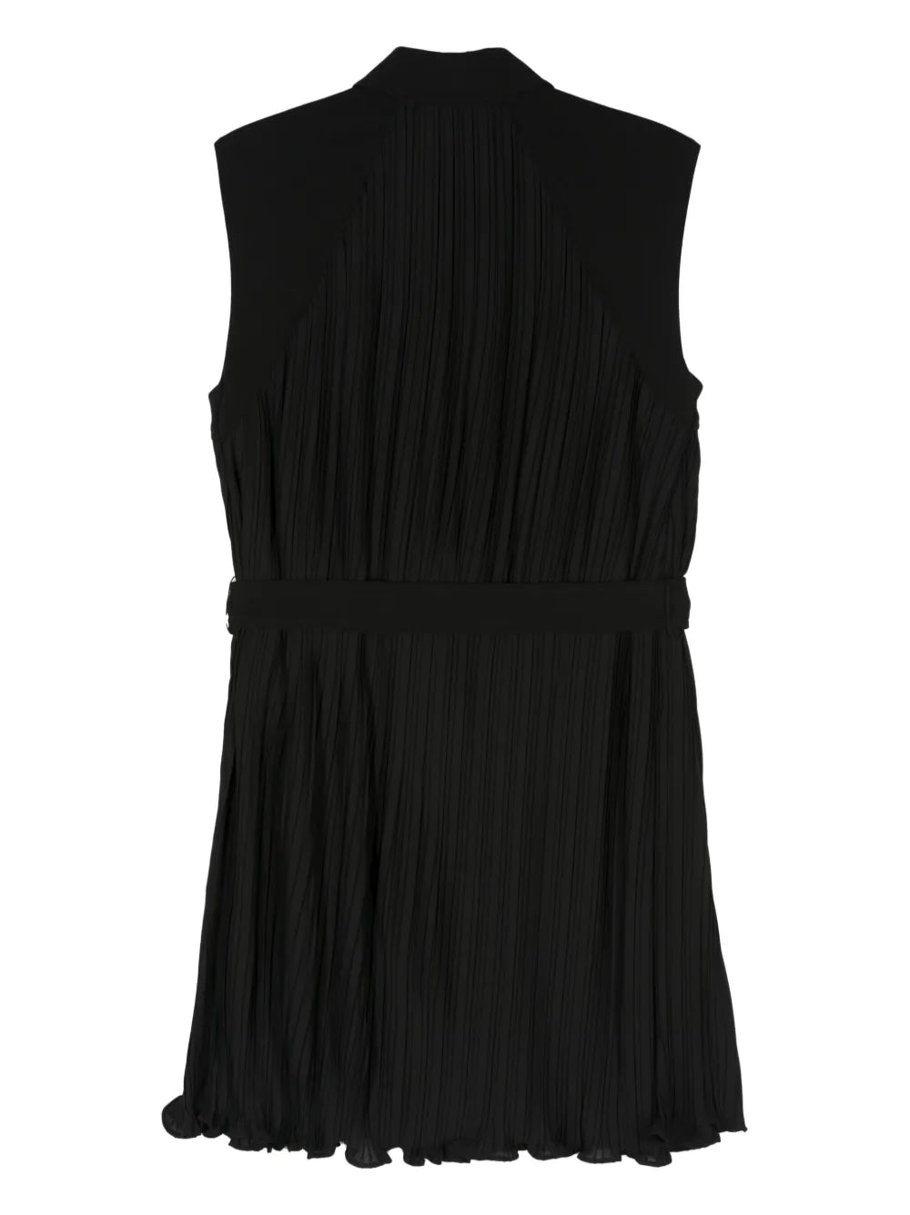 Pleated Midi Shirt Dress