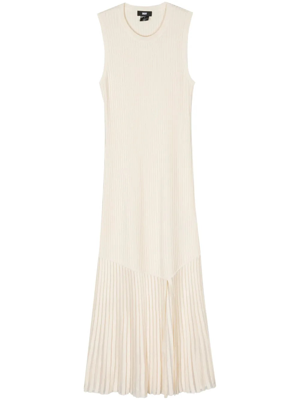 Sleeveless Ribbed-Knit Maxi Dress