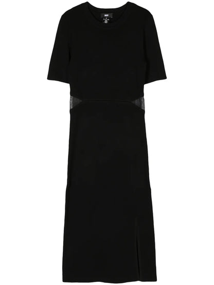Cut-Out Midi T-Shirt Dress