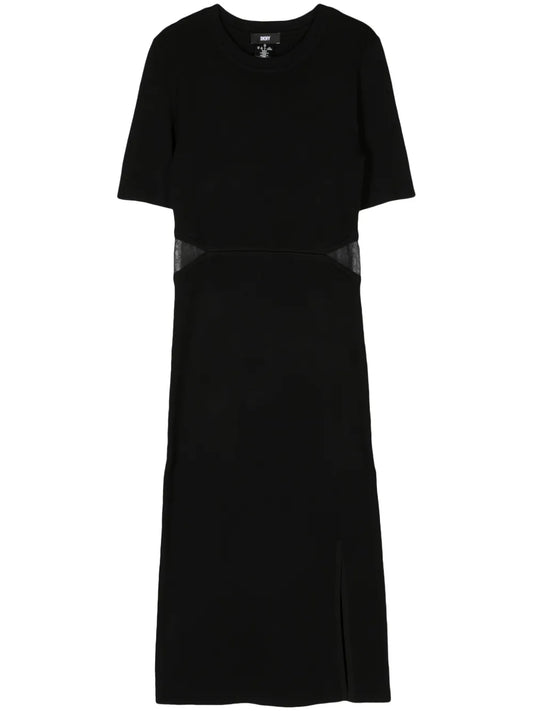 Cut-Out Midi T-Shirt Dress