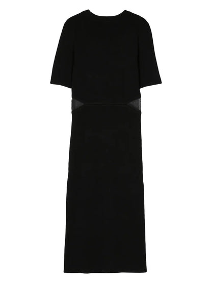 Cut-Out Midi T-Shirt Dress