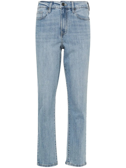 Broome High-Rise Straight-Leg Jeans