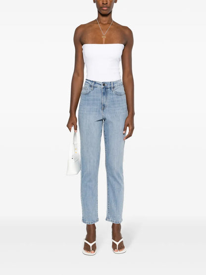 Broome High-Rise Straight-Leg Jeans