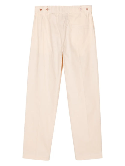 Waist-Tabs Tapered Trousers