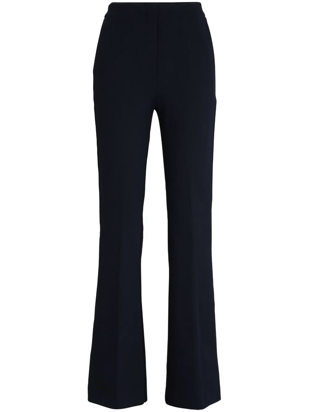 High-Waisted Flared Trousers