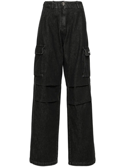 Mid-Rise Wide-Leg Jeans