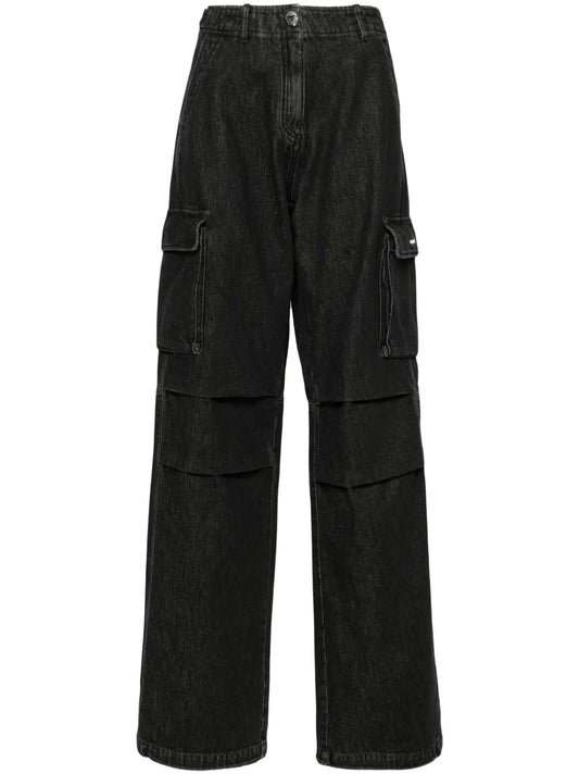Mid-Rise Wide-Leg Jeans