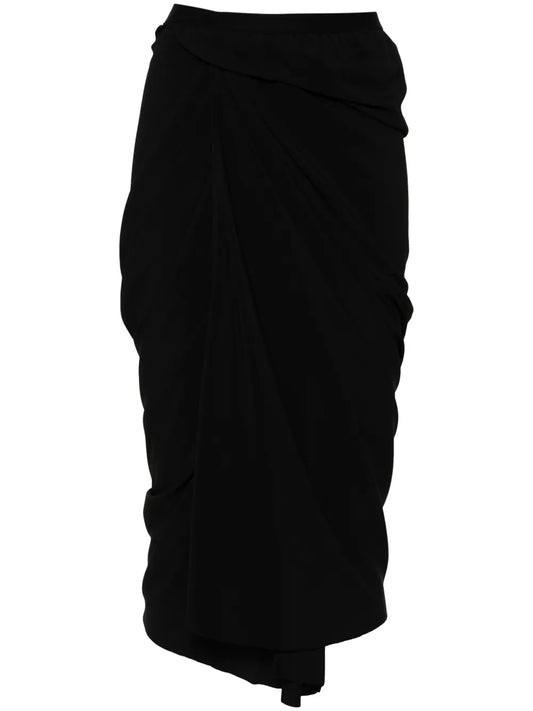 Asymmetric-Design Skirt