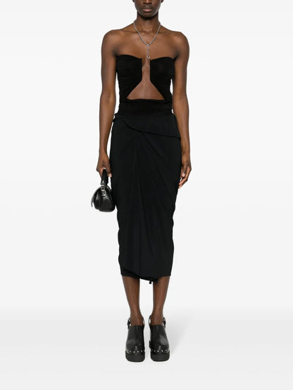Asymmetric-Design Skirt