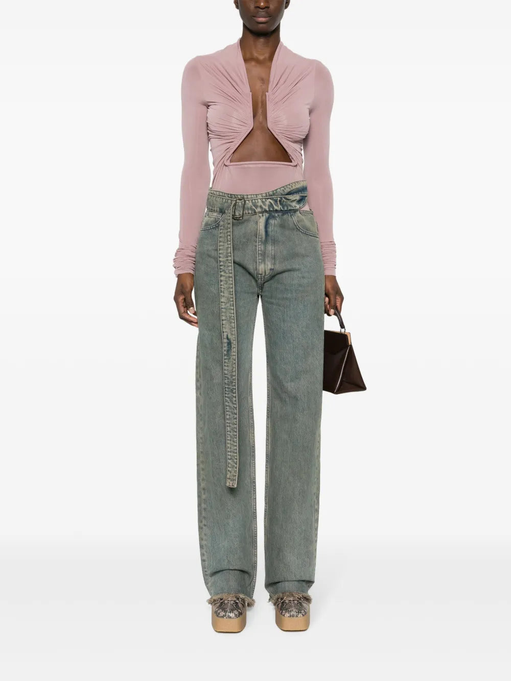 Prong Cut-Out Top