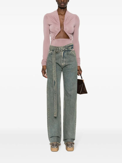 Prong Cut-Out Top
