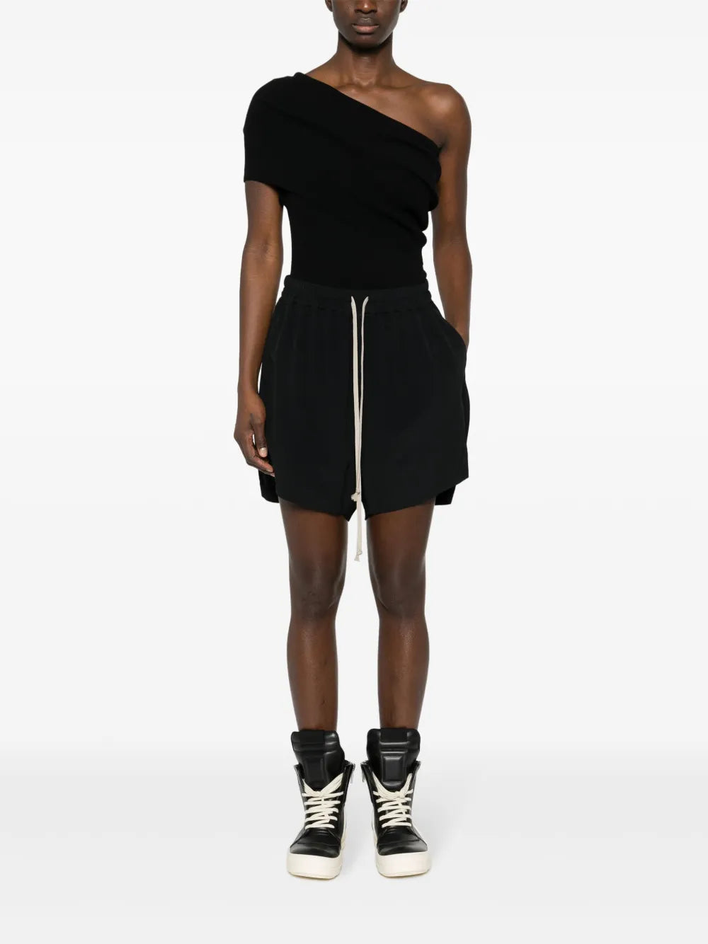 High-Low Hem Shorts