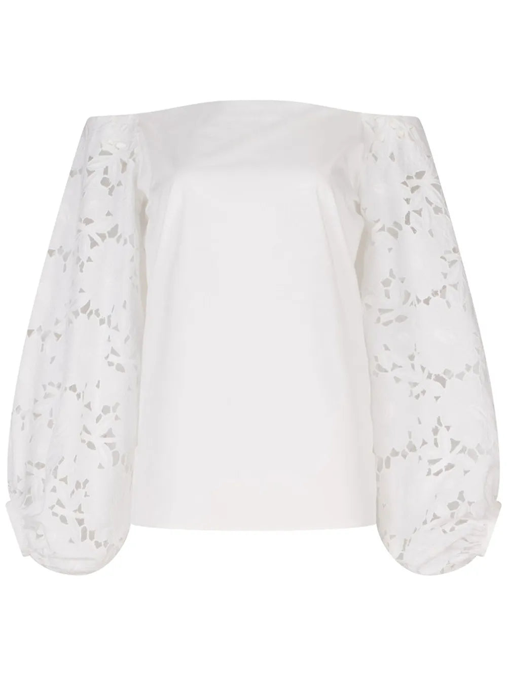 Stephanie Organic Cotton Off-Shoulder Blouse