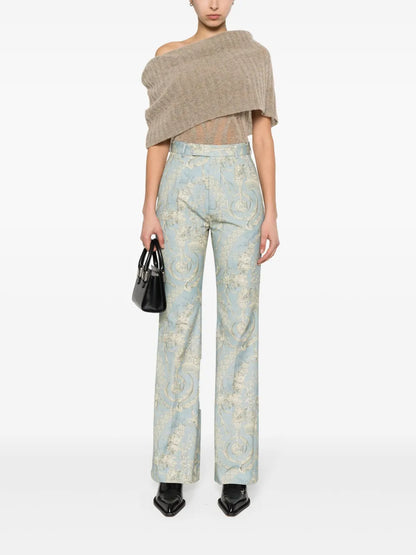Ray High-Waist Flared Trousers