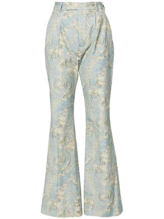Ray High-Waist Flared Trousers