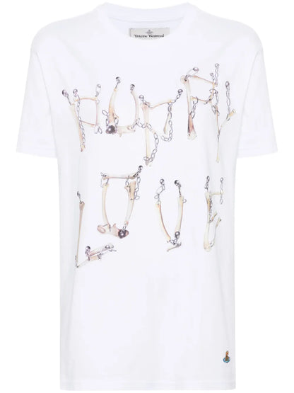 Bones 'N Chain Cotton T-Shirt