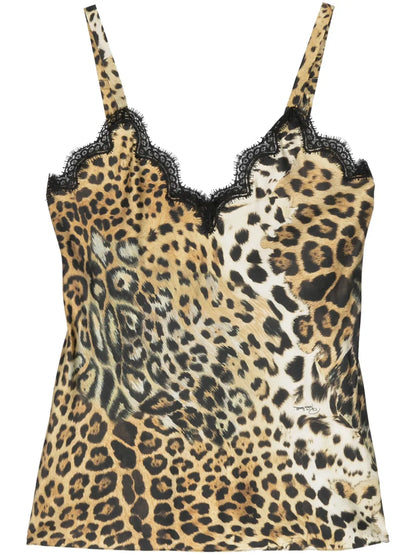 Leopard-Print Top