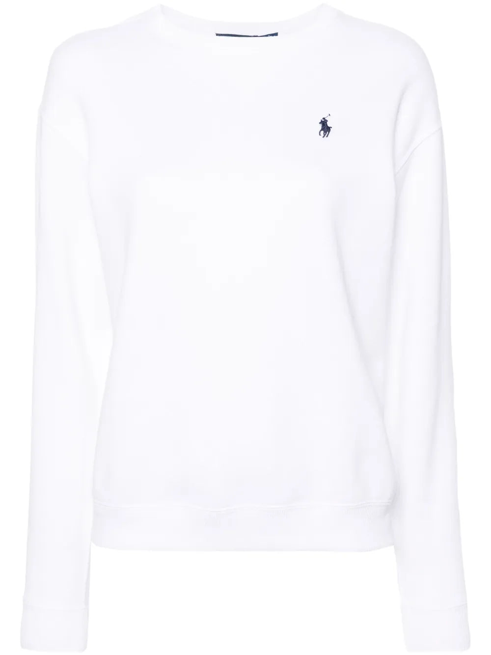 Embroidered-Logo Jersey Sweatshirt
