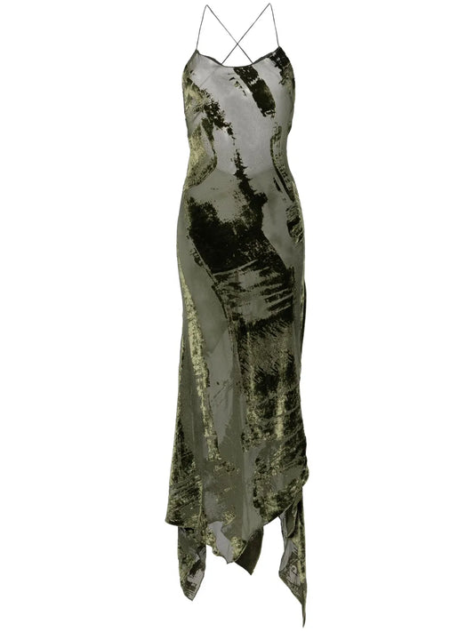 Velvet Devoré Maxi Dress