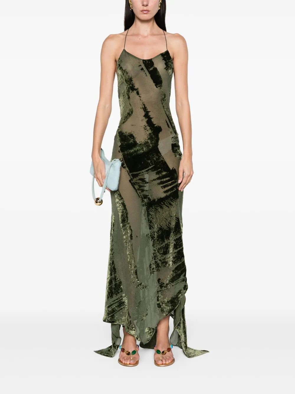 Velvet Devoré Maxi Dress