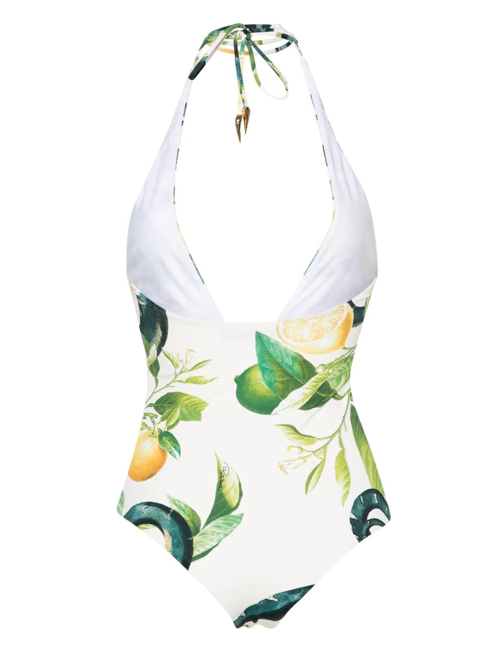 Lemon-Print One-Piece Swimsuit