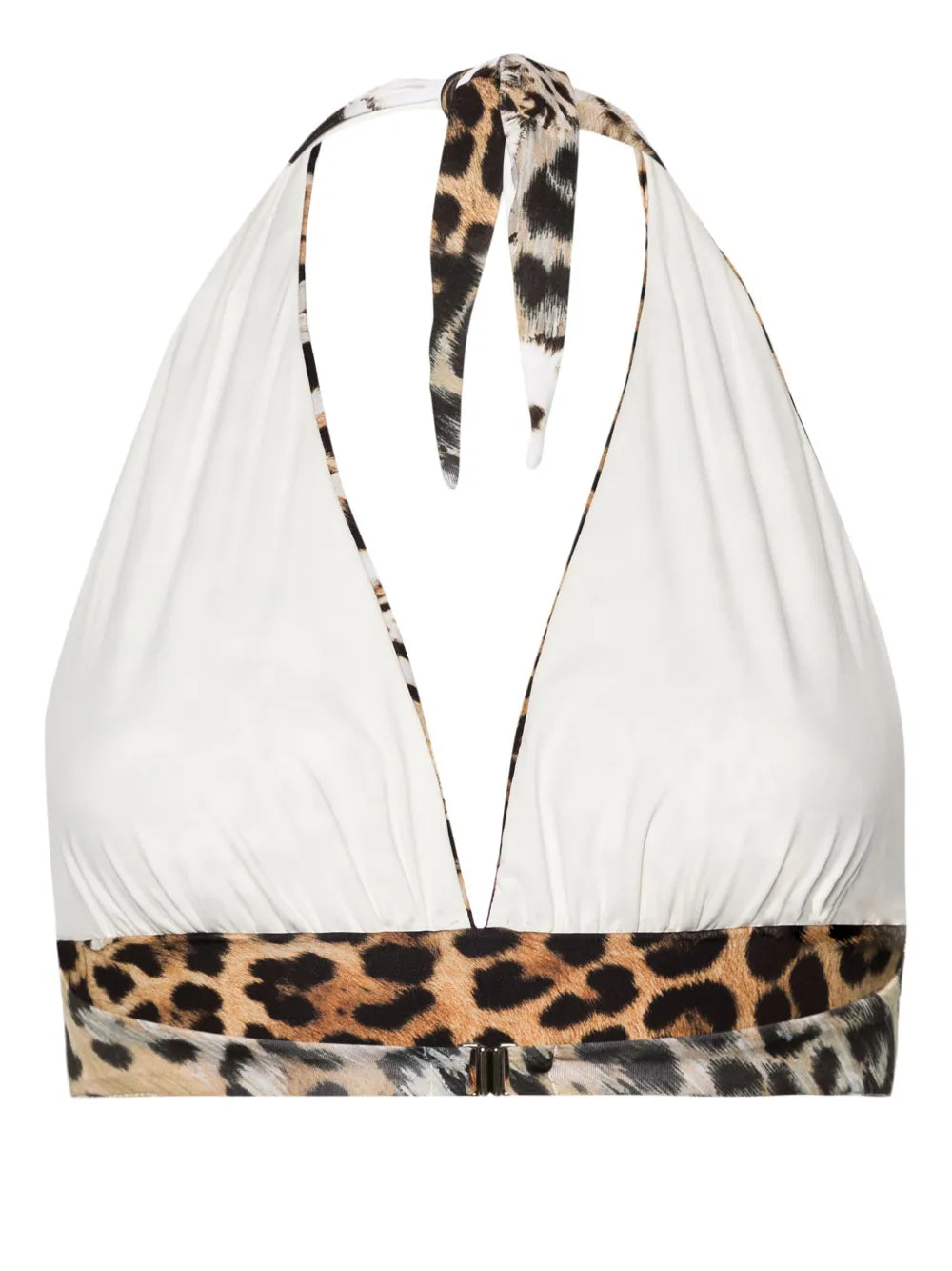 Jaguar Skin-Print Bikini Top