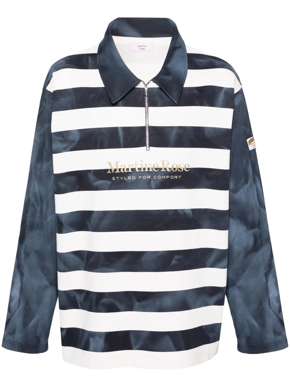 Logo-Embroidered Polo Sweatshirt
