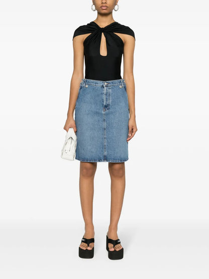 Denim Mini Skirt